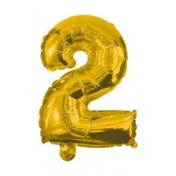 Globo Gigante nº 2 color oro de 86cm