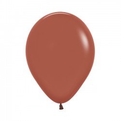 Globos Látex R12 Terracota Sólido de 30cm aprox (50 ud)