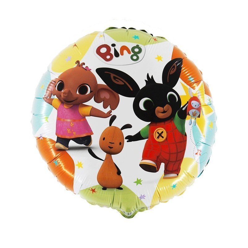 Globo foil Bing y sus amigos de 45cm