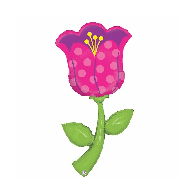Globo Tulipán Rosa de 150cm andante