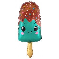 Globo Helado Turquesa forma de 85x43cm