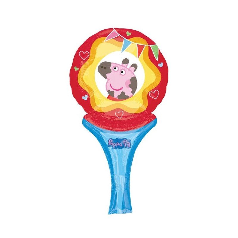 Globo Peppa Piga auto-inflable de 30x15cm