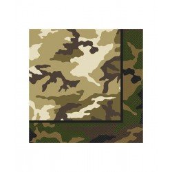 Servilletas Camuflaje Militar (16)