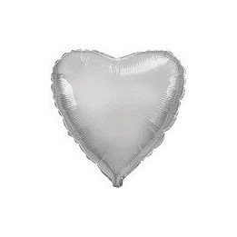 Articulo Globo Corazón Plata de 78cm últra 32" de FLEXMETAL