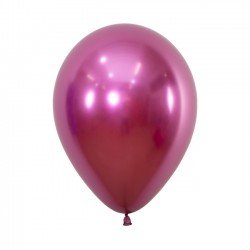Globos látex Reflex Fucsia de 12.5cm (50 ud)
