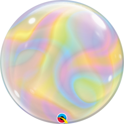 Globo Remolinos Iridiscente Bubble de 56cm