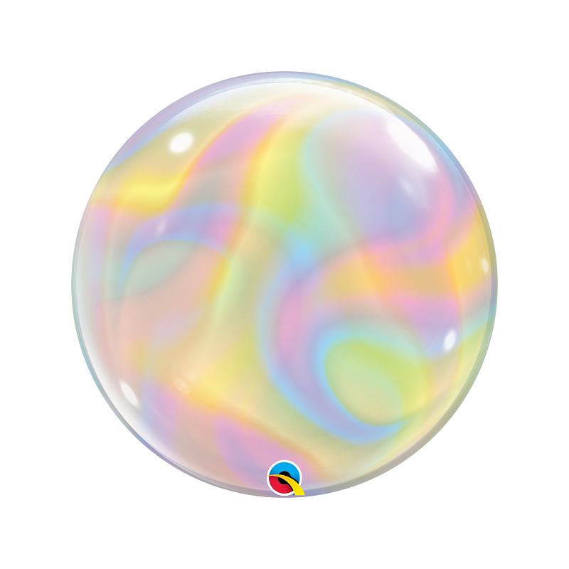 Globo Remolinos Iridiscente Bubble de 56cmQL-13081 Qualatex