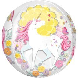 Globo Unicornio Esférico de 40cm