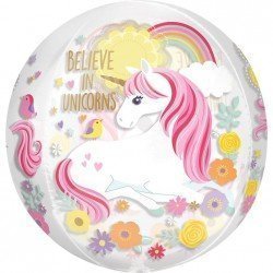Globo Unicornio Esférico de 40cm