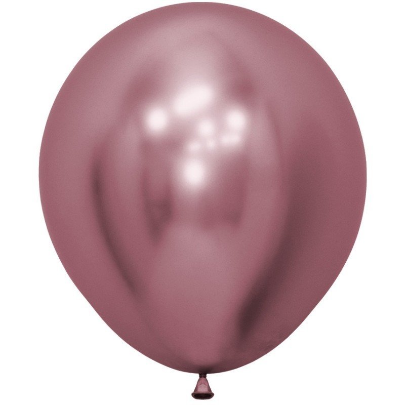 Globos Reflex Rosado R18 de 45cm Aprox. (15 UD)
