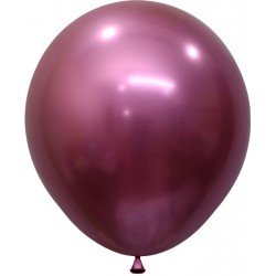 Globos Reflex Fucsia R18 de 45cm Aprox. (15 UD)