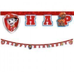 Guirnalda Patrulla canina Lets Happy Birthday