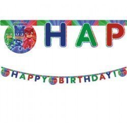 Guirnalda Pj Masks Happy Birthday de 2m