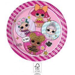 Platos Lol Surprise Glitterati de 23cm (8)