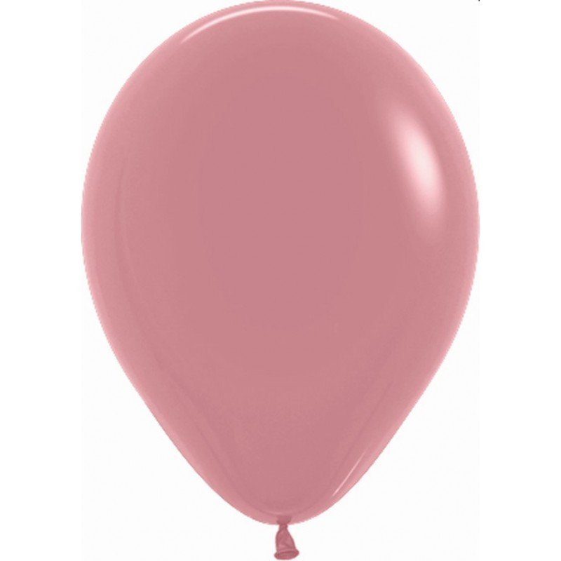 Globos Látex R12 Rosa Palo Sólido de 30cm aprox (50 ud)