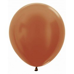 Globos R18 de 45cm Cobre Metalizado (6)