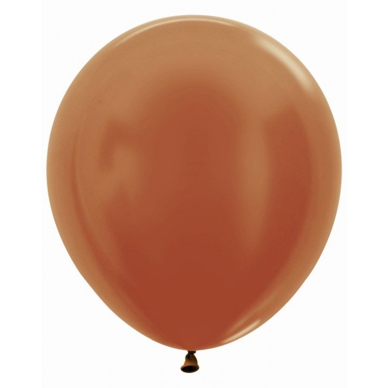 Globos R18 de 45cm Cobre Metalizado (6)