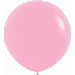 Globos Látex R36 Rosa Pastel Talco de 90cm aprox (10 ud)