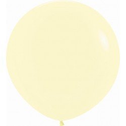 Globos R36 de 90 cm aprox Color Amarillo Pastel Talco (10 ud)R36-620 Sempertex