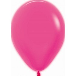 Globos Látex R5 Color Fucsia Neón de 13cm aprox (100 ud)