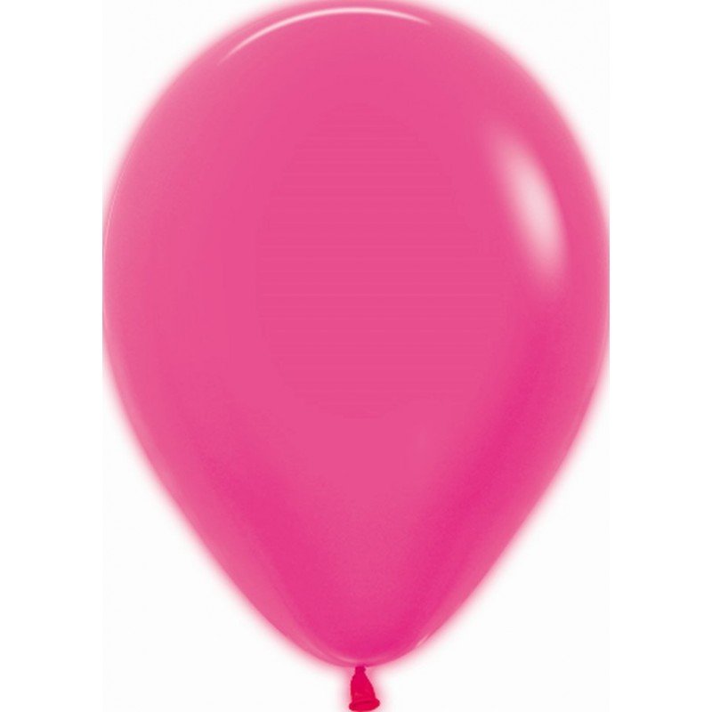Globos Látex R5 Color Fucsia Neón de 13cm aprox (100 ud)R5-212 Sempertex