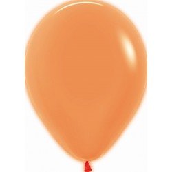 Globos Látex R5 Color Naranja Neón de 13cm aprox (100 ud)