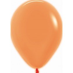 Globos (R-5) de 13 cm aprox Color Naranja Neon (100 ud)