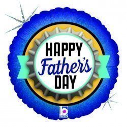 Globo Chapa "Happy Father's Day" de 45cm