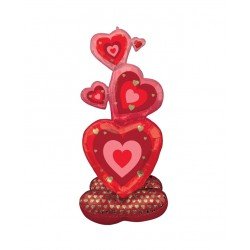 Globo Corazones Airloonz de 139x63cm