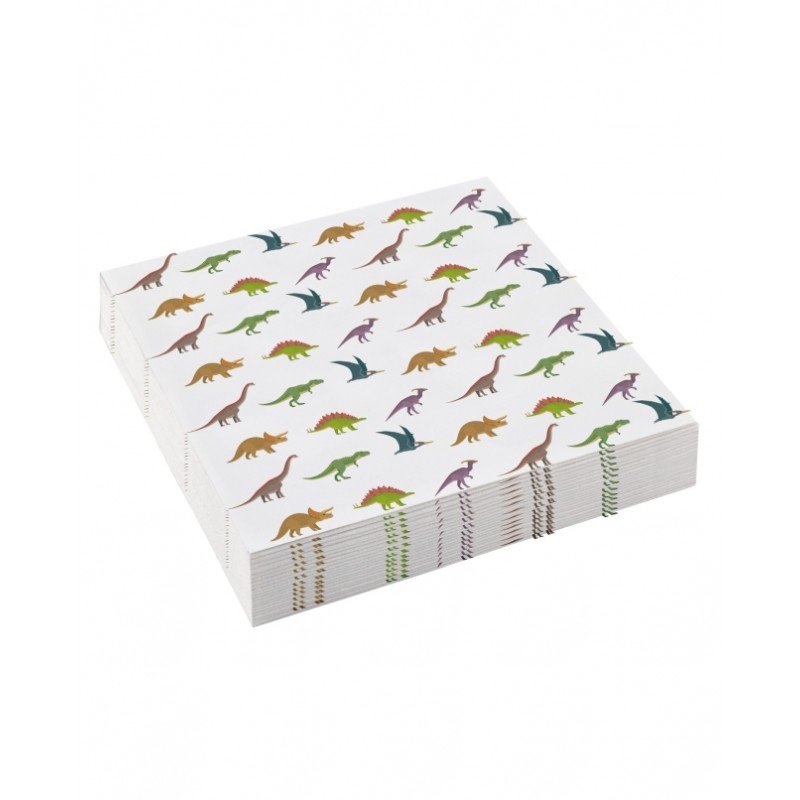Servilletas Dinosaurios minis de 25cm (20)9903974 Amscan