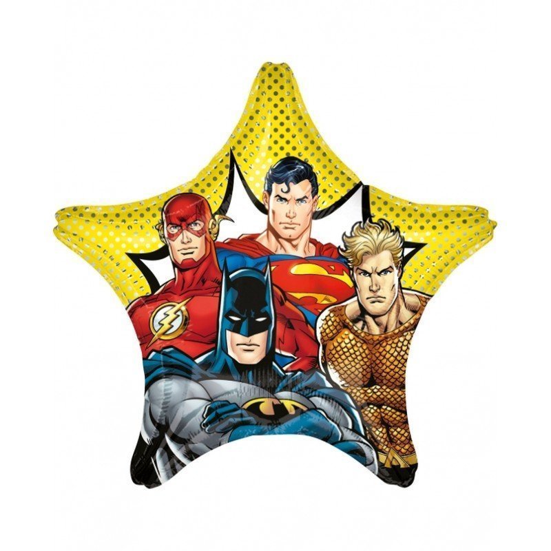 Globo La Liga de la Justicia Estrella de 80cm