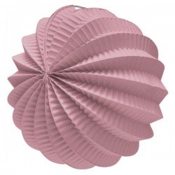 Farolillo de papel color Rosa Claro de 22 cm.