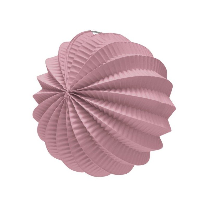 Farolillo de papel color Rosa Claro de 22 cm.