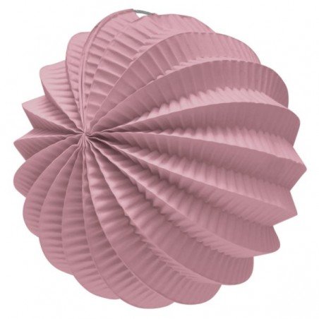 Farolillo de papel color Rosa Claro de 22 cm.