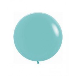 Globos Aguamarina Solido R24 de 60 cm aprox (10 ud)