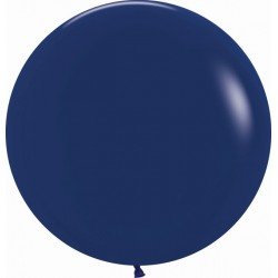 Globos Azul Naval Solido R24 de 60 cm aprox (10 ud)