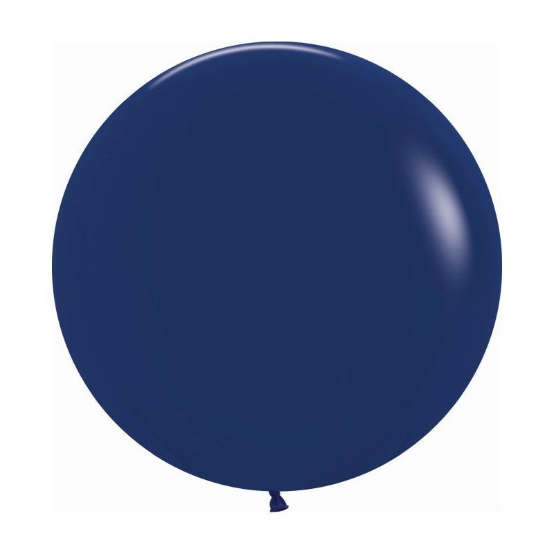 Globos Azul Naval Solido R24 de 60 cm aprox (10 ud)R24-044 Sempertex