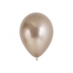 Globos látex Reflex Champagne de 12.5cm (50 ud)