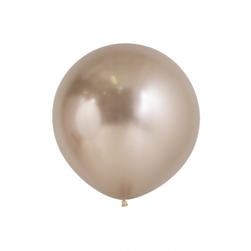 Globos Reflex Champagne R24 de 60 cm Arpox. (10 UD)