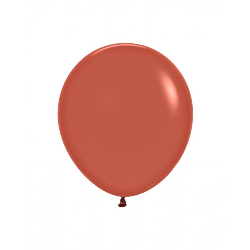 Globos R18 de 45cm Terracota Solido (15)R18-072-15 Sempertex