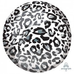 Globo Orbz Animalz Leopardo Blanco 38x40cm4241301 Anagram