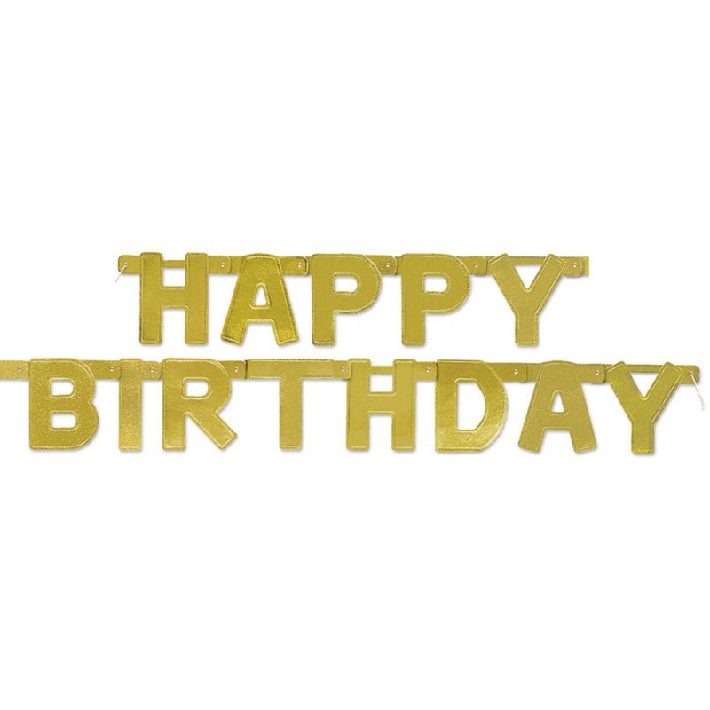 Guirnalda Happy Birthday de 1,2 m aprox