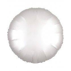 Globo Circulo Blanco Satín de 43cm
