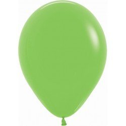 Globos Látex R5 Color Verde Lima Sólido de 13cm aprox (100 ud)