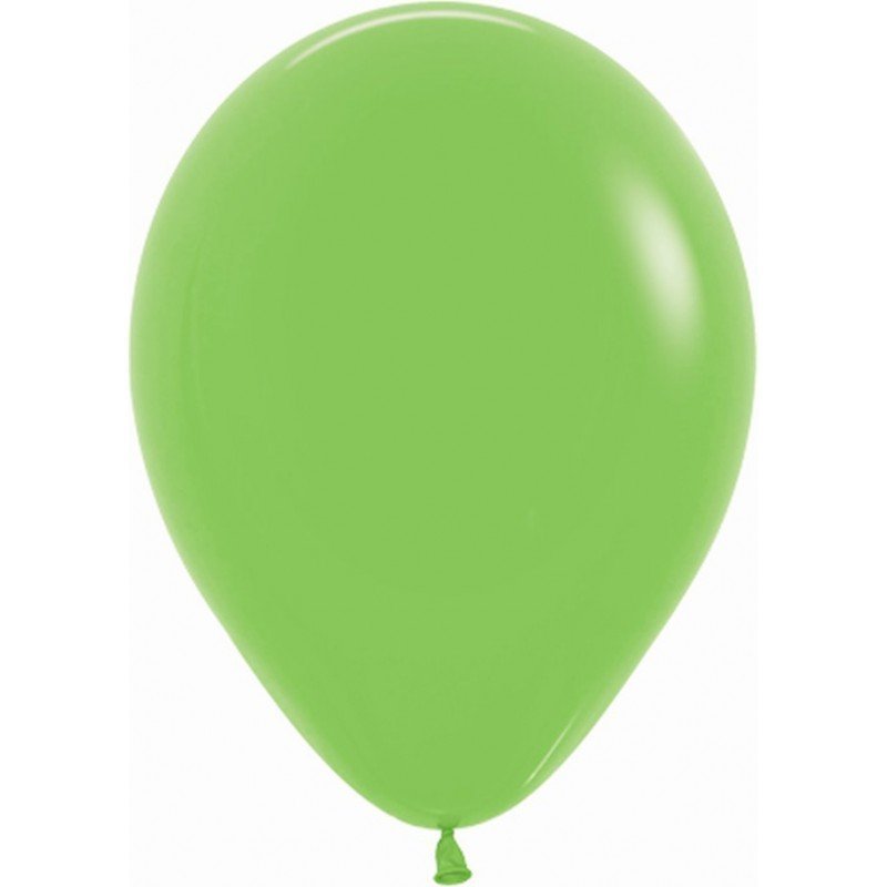 Globos Látex R5 Color Verde Lima Sólido de 13cm aprox (100 ud)