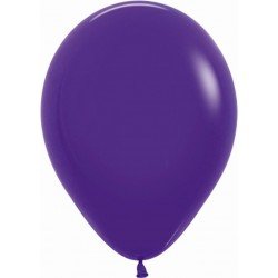 Globos Látex R5 Color Violeta Sólido de 13cm aprox (100 ud)