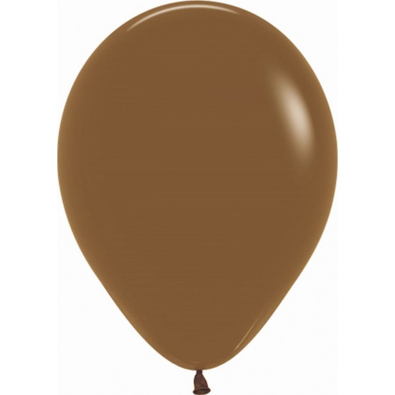 Globos Látex R5 Color Café Sólido de 13cm aprox (100 ud)