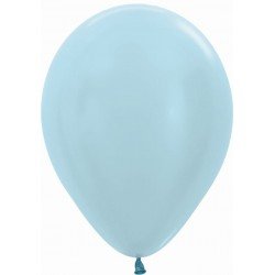 Globos Látex R5 Color Azul Satín de 13cm aprox (100 ud)