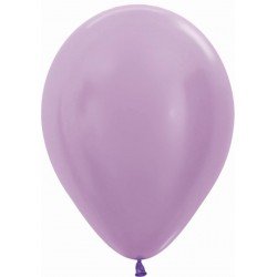 Globos Látex R5 Color Lila Satín de 13cm aprox (100 ud)