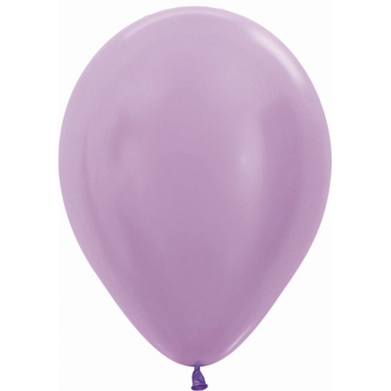 Globos Látex R5 Color Lila Satín de 13cm aprox (100 ud)